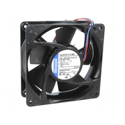 Ventilator axial DC 24V 119x119x38mm 235,2m3/h 57dBA IP68 | Electronic-mag.ro | Componente Electronice