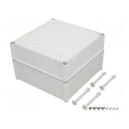 Carcasă Universală Gri 278x278x180mm | Electronic-mag.ro | Componente Electronice