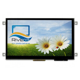 Display TFT 7" 800x480 LED 350cd/m²