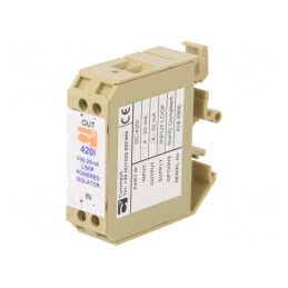 Adaptor Separator Semnale Șină DIN 4-20mA SC420I | Electronic-mag.ro | Componente Electronice