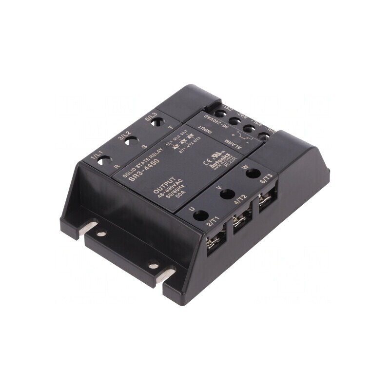 Releu semiconductor 50A 3-fazat 48-480VAC | Electronic-mag.ro | Componente Electronice