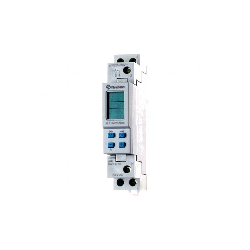 Întrerupător cu Temporizator 1min-7zile SPDT IP20 | Electronic-mag.ro | Componente Electronice