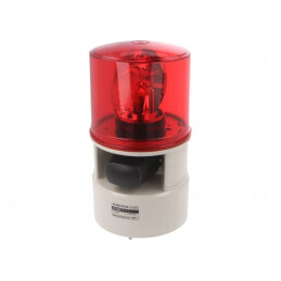 Sirenă Luminoasă și Acustică 24VDC S125DLR-WS-24-R | Electronic-mag.ro | Componente Electronice