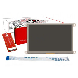 Afișaj TFT 7" 800x480 1MBRAM 400cd/m2 | Electronic-mag.ro | Componente Electronice