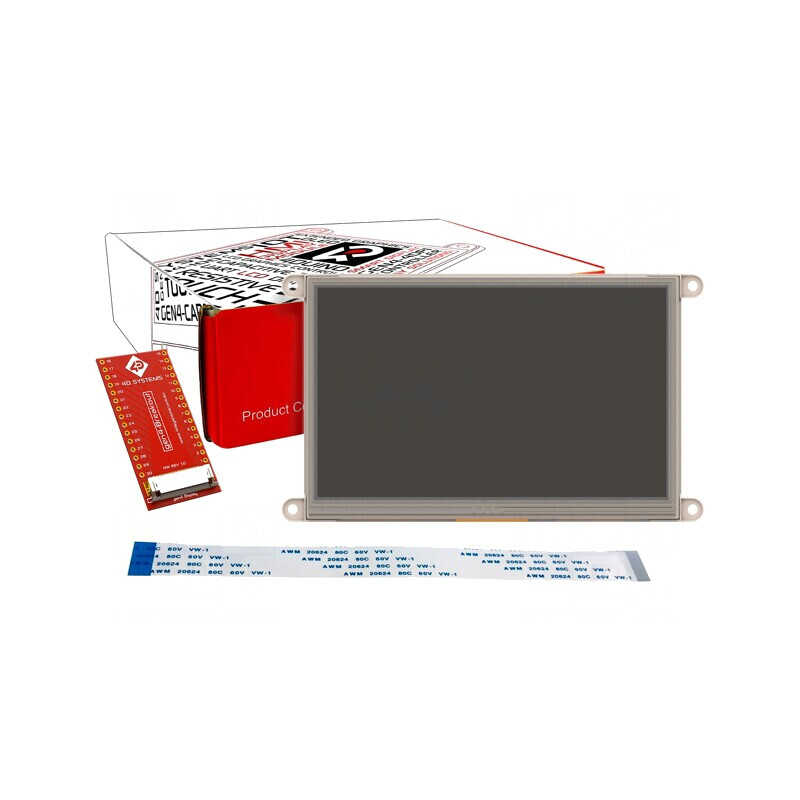 Afișaj TFT 7" 800x480 1MBRAM 400cd/m2 | Electronic-mag.ro | Componente Electronice