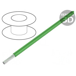 Cablu HookUp Wire Cu 26AWG PVC Verde 305m | Electronic-mag.ro | Componente Electronice