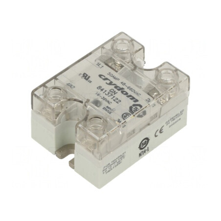 Releu Semiconductor 1-Fazat 50A 18-36VAC 48-660VAC | Electronic-mag.ro | Componente Electronice