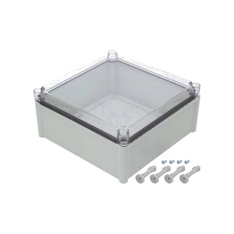 Carcasă Universală Gri Solid 278x278x130 mm | Electronic-mag.ro | Componente Electronice Carcasă Universală Gri Solid 278x278x130 mm | Electronic-mag.ro | Componente Electronice
