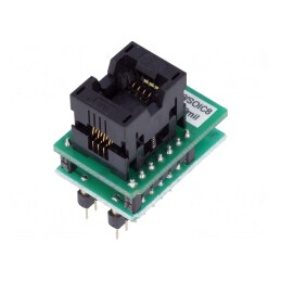 Adaptor: DIL8-SO8 | 200mils | DIL8/SOIC8 ZIF 200MIL