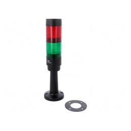 Coloană de Semnalizare LED Roșie/Verde 24VDC | Electronic-mag.ro | Componente Electronice