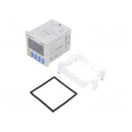 Timer Interval 24VAC SPDT 45x45mm Panel Mount | Electronic-mag.ro | Componente Electronice