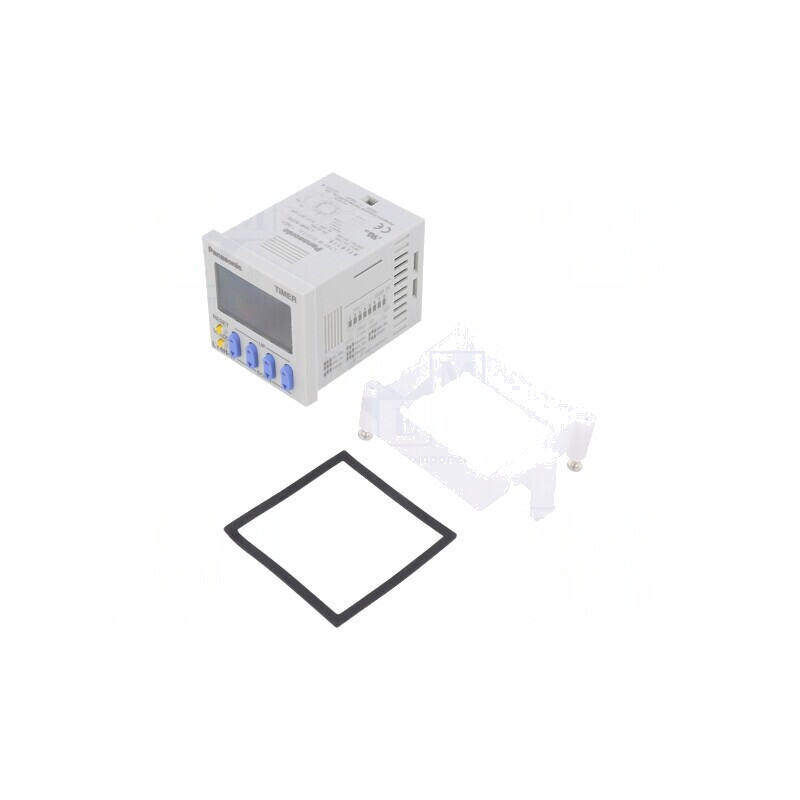 Timer Interval 24VAC SPDT 45x45mm Panel Mount | Electronic-mag.ro | Componente Electronice
