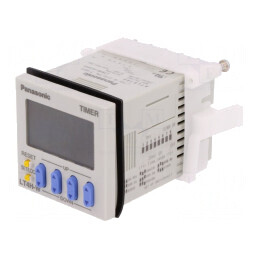 Timer LCD 24VAC 0.01s-9999h SPDT Panel Mount | Electronic-mag.ro | Componente Electronice