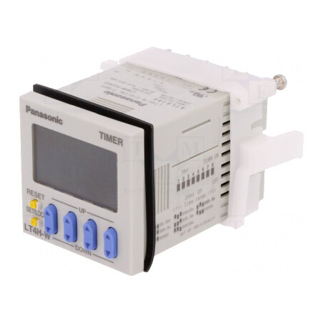 Timer LCD 24VAC 0.01s-9999h SPDT Panel Mount | Electronic-mag.ro | Componente Electronice