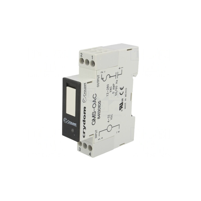 Releu Semiconductor 1-Fazat 4-32VDC 5A 12-280VAC | Electronic-mag.ro | Componente Electronice