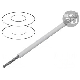 Cablu EcoGen EcoWire Hook-Up 28AWG Alb | Electronic-mag.ro | Componente Electronice