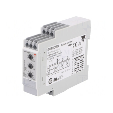 Timer Digital Programabil 0,1s-100h SPDT 24-240VAC IP20 | Electronic-mag.ro | Componente Electronice