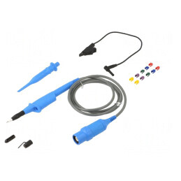 Sondă: pentru osciloscop 0÷500MHz 100: 1 0,9ns 12÷25pF 1,2m, SET ISOPROBE III 100:1 | Electronic-mag.ro | Componente Electronice