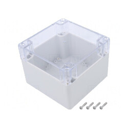 Carcasă Universală Policarbonat IP67 120x120x90mm | Electronic-mag.ro | Componente Electronice