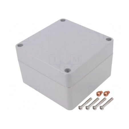Carcasă Universală Aluminiu Gri IP68 140x140x91mm | Electronic-mag.ro | Componente Electronice