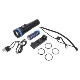 Lanternă Subacvatică LED XTAR D26 1600S Full Set | Electronic-mag.ro | Componente Electronice