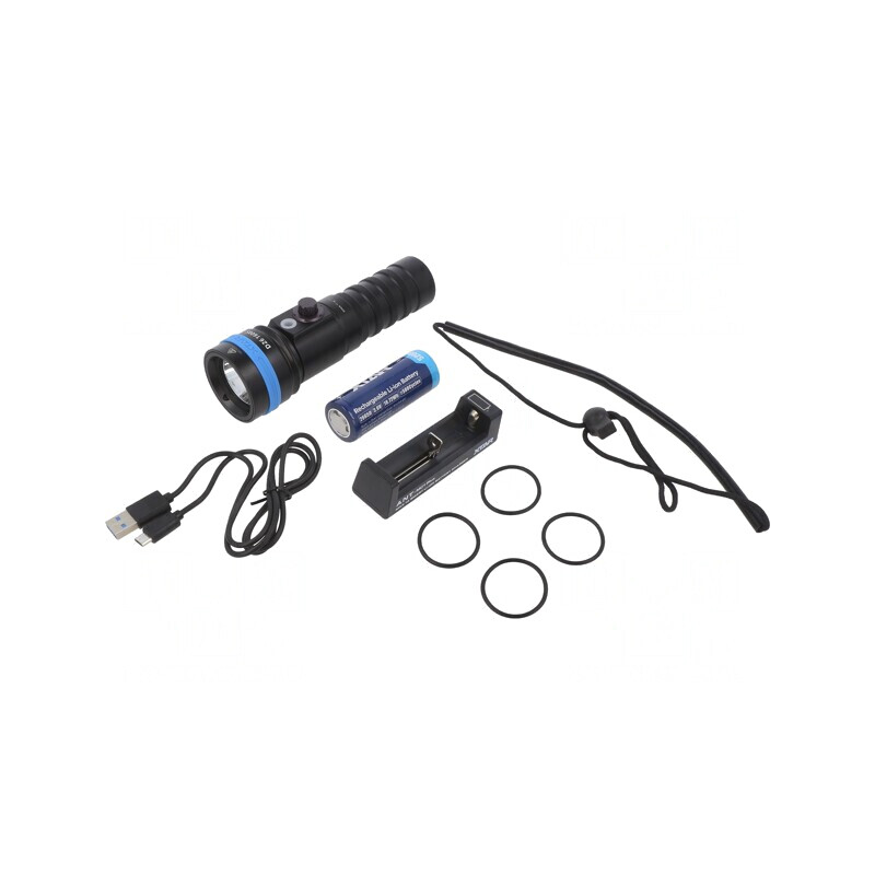 Lanternă Subacvatică LED XTAR D26 1600S Full Set | Electronic-mag.ro | Componente Electronice