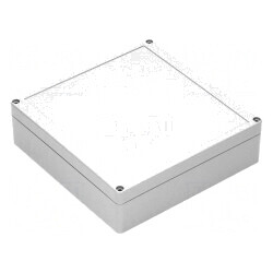 Carcasă universală ABS gri închis 190x190x55mm | Electronic-mag.ro | Componente Electronice