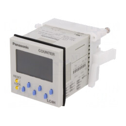 Contor electronic LCD impulsuri 999999 SPDT 250VAC/5A 8 PIN