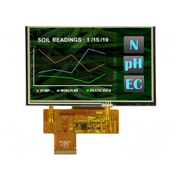 Ecran TFT 5 inch 800x480 LED RGB | Electronic-mag.ro | Componente Electronice