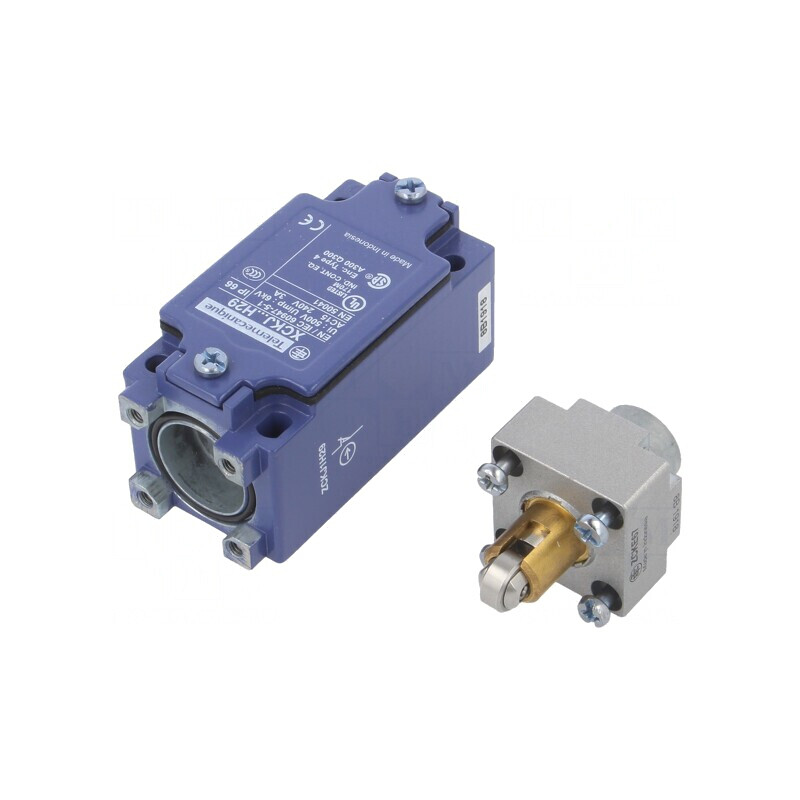 Limitator cursă rolă metalică Ø12mm 10A 250VAC | Electronic-mag.ro | Componente Electronice