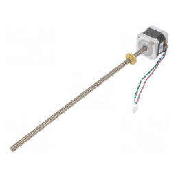 Motor: pas cu pas | 2,8VDC | Ax: şurub | max.360mNm | 1,7A | STEPPER MOTOR WITH 28CM LEAD SCREW