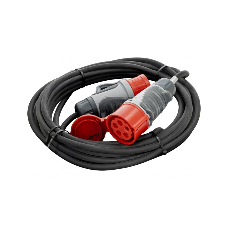 Prelungitor alimentare 10m negru 16A 5x1,5mm2 | Electronic-mag.ro | Componente Electronice