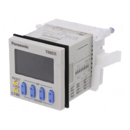 Timer Interval Panou 0.001s-999.9h SPDT 12-24VDC | Electronic-mag.ro | Componente Electronice