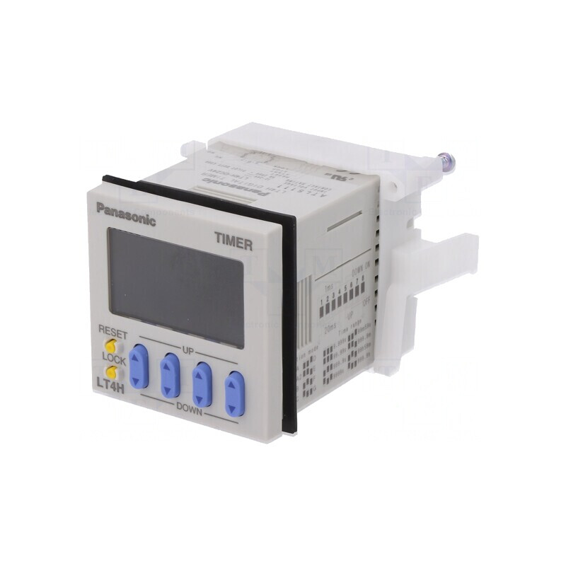 Timer Interval Panou 0.001s-999.9h SPDT 12-24VDC | Electronic-mag.ro | Componente Electronice