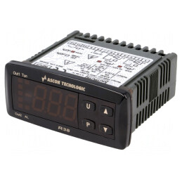 Regulator Temperatură Pt100 SSR OUT 2 Panou R38-HAOO | Electronic-mag.ro | Componente Electronice