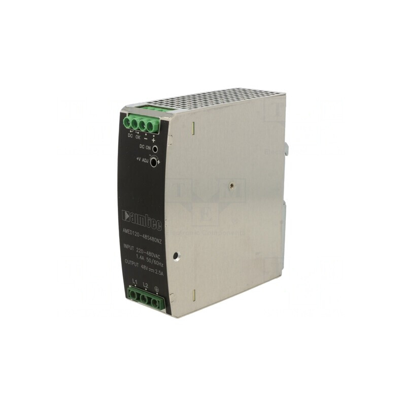 Alimentator DIN 48V 120W 2.5A 92% | Electronic-mag.ro | Componente Electronice