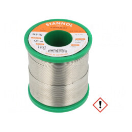Sârmă de lipit fără plumb 1mm 1kg bobină 227°C | Electronic-mag.ro | Componente Electronice
