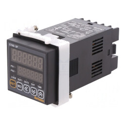 Contor Electronic LED Dual Timp și Impulsuri SPST | Electronic-mag.ro | Componente Electronice