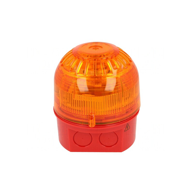 Semnalizator Luminos și Acustic LED Roșu 110/230VAC IP65 | Electronic-mag.ro | Componente Electronice