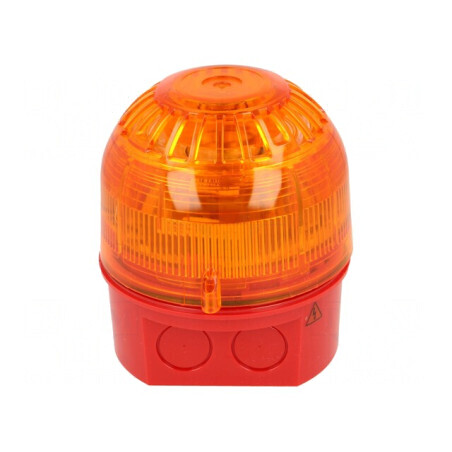 Semnalizator Luminos și Acustic LED Roșu 110/230VAC IP65 | Electronic-mag.ro | Componente Electronice