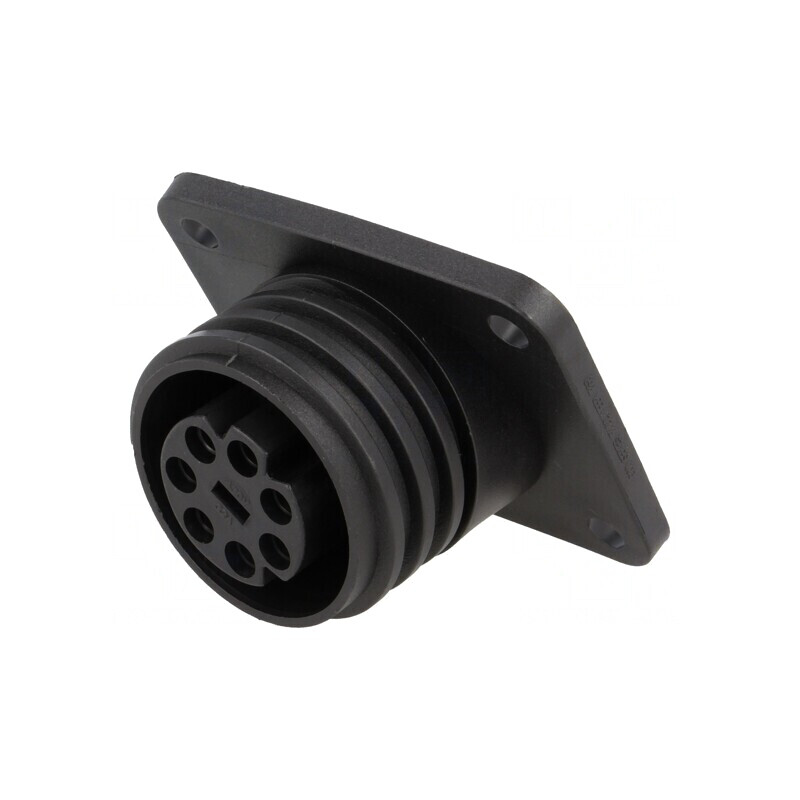 Conector Circular Soclu Mamă 7 PIN Nichelat Buccaneer 900 PX0941/07/S | Electronic-mag.ro | Componente Electronice