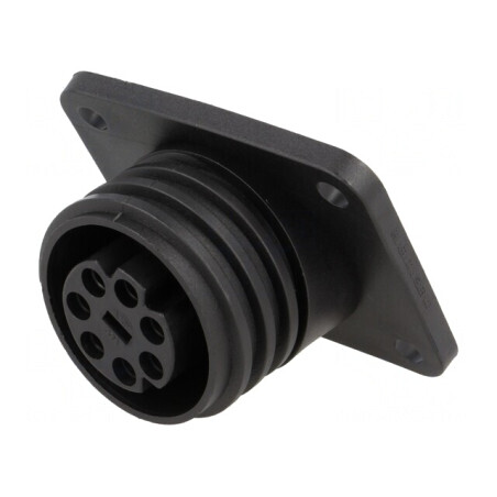 Conector Circular Soclu Mamă 7 PIN Nichelat Buccaneer 900 PX0941/07/S | Electronic-mag.ro | Componente Electronice