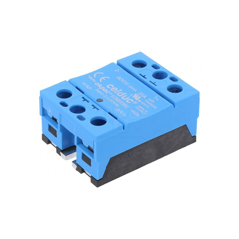 Releu semiconductor 1-fazat 20A 3,5-32VDC 5-40VDC | Electronic-mag.ro | Componente Electronice Releu semiconductor 1-fazat 20A 3,5-32VDC 5-40VDC | Electronic-mag.ro | Componente Electronice
