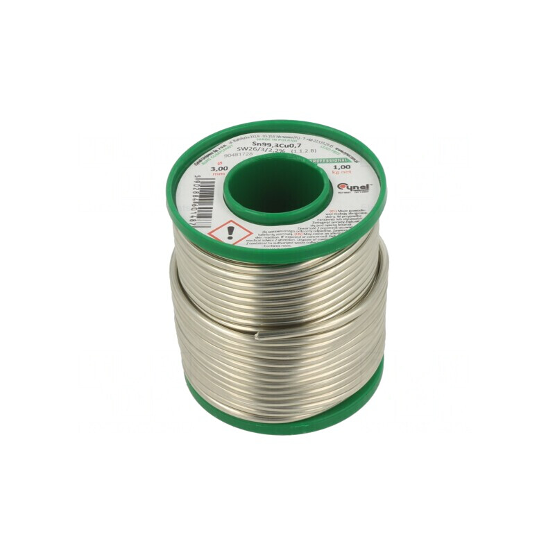 Sârmă de lipit fără plumb 3mm 1000g 227°C | Electronic-mag.ro | Componente Electronice Sârmă de lipit fără plumb 3mm 1000g 227°C | Electronic-mag.ro | Componente Electronice