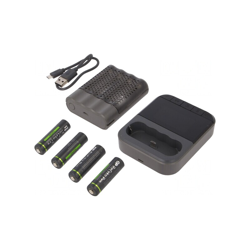 Încărcător Baterii Reîncărcabile Ni-MH GP ReCyko 4x2100mAh | Electronic-mag.ro | Componente Electronice