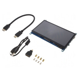 Ecran LCD Grafic 7" 1024x600 pentru Raspberry Pi 4B | Electronic-mag.ro | Componente Electronice