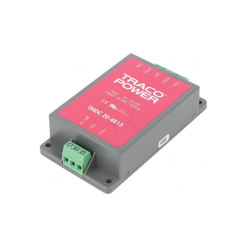 Convertor DC/DC 20W 18-75V la 24V 835mA | Electronic-mag.ro | Componente Electronice Convertor DC/DC 20W 18-75V la 24V 835mA | Electronic-mag.ro | Componente Electronice