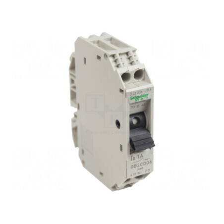 Întrerupător motor 250VAC pentru șină DIN IP20 | Electronic-mag.ro | Componente Electronice
