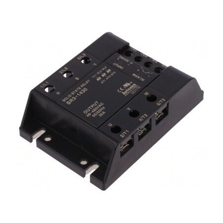 Releu semiconductor 30A 3-fazat 48-480VAC | Electronic-mag.ro | Componente Electronice