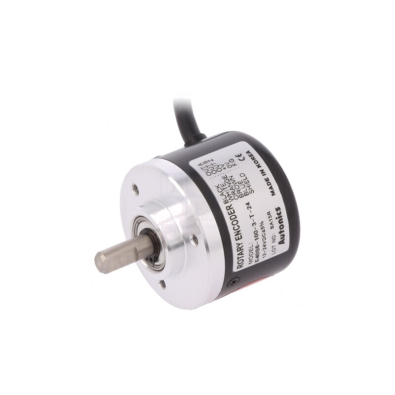 Encoder incremental 12-24VDC 100imp/rotație IP50 ax 6mm | Electronic-mag.ro | Componente Electronice